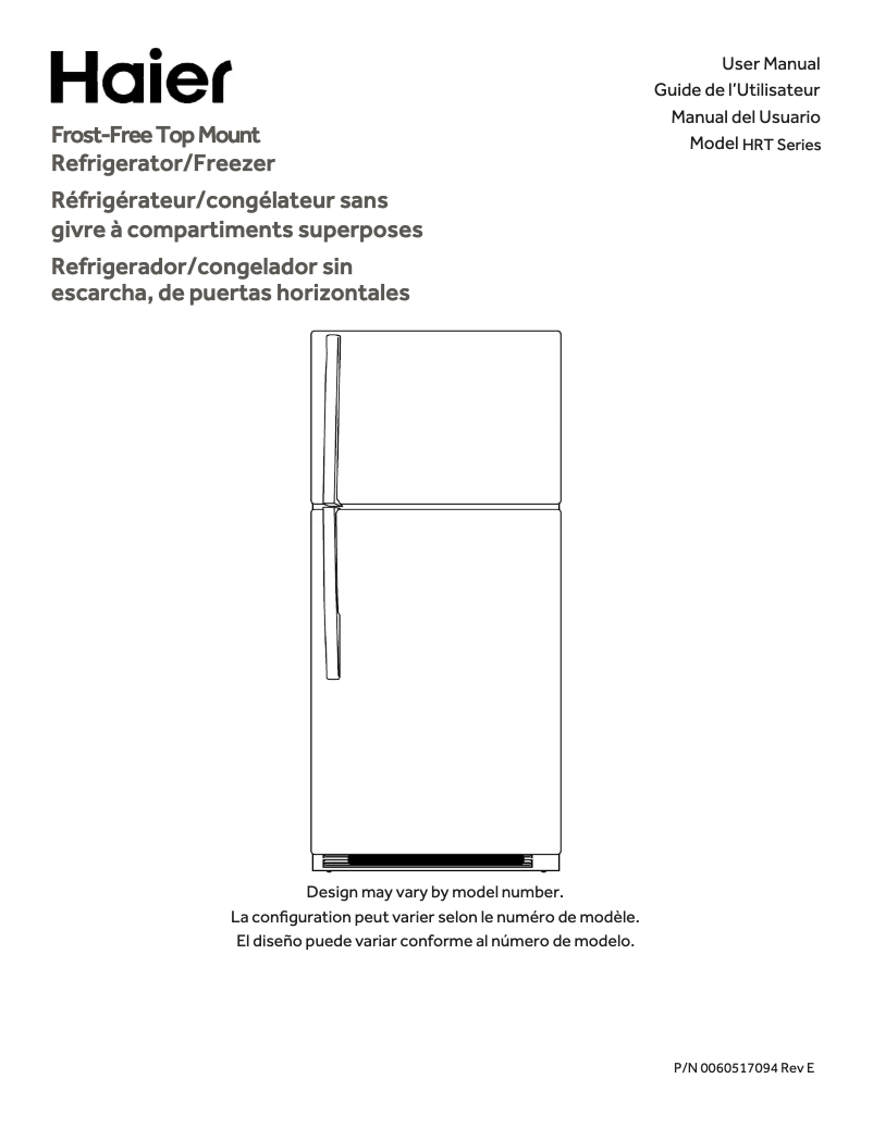 Page n°1 - Manuel utilisateur Haier HRT18R2APE