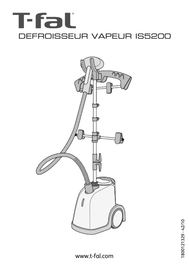 Page 1 de la notice Manuel utilisateur Tefal Steam Control IS5200