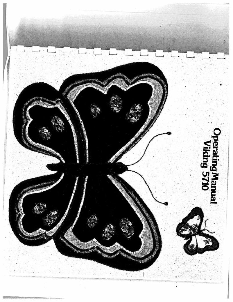 Page n°1 - Manuel utilisateur Husqvarna Viking 5710