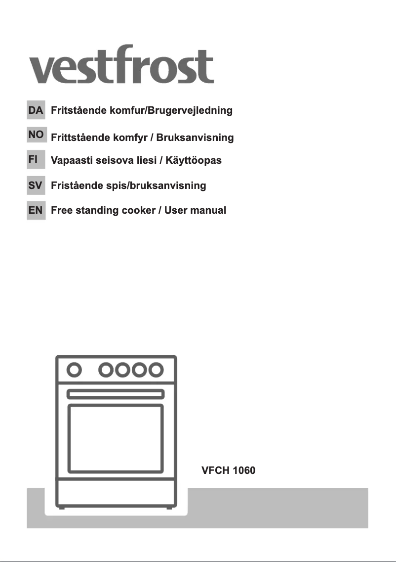 Image de la première page du manuel de l'appareil VFCH 1060