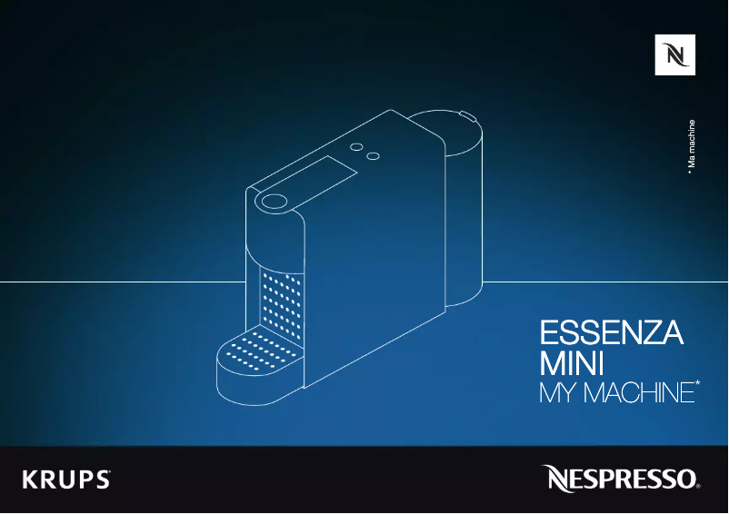 Imagen de la primera página del manual del dispositivo Nespresso Essenza Mini XN1101