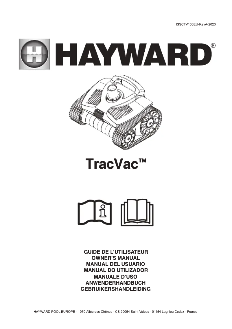 Image de la première page du manuel de l'appareil TracVac