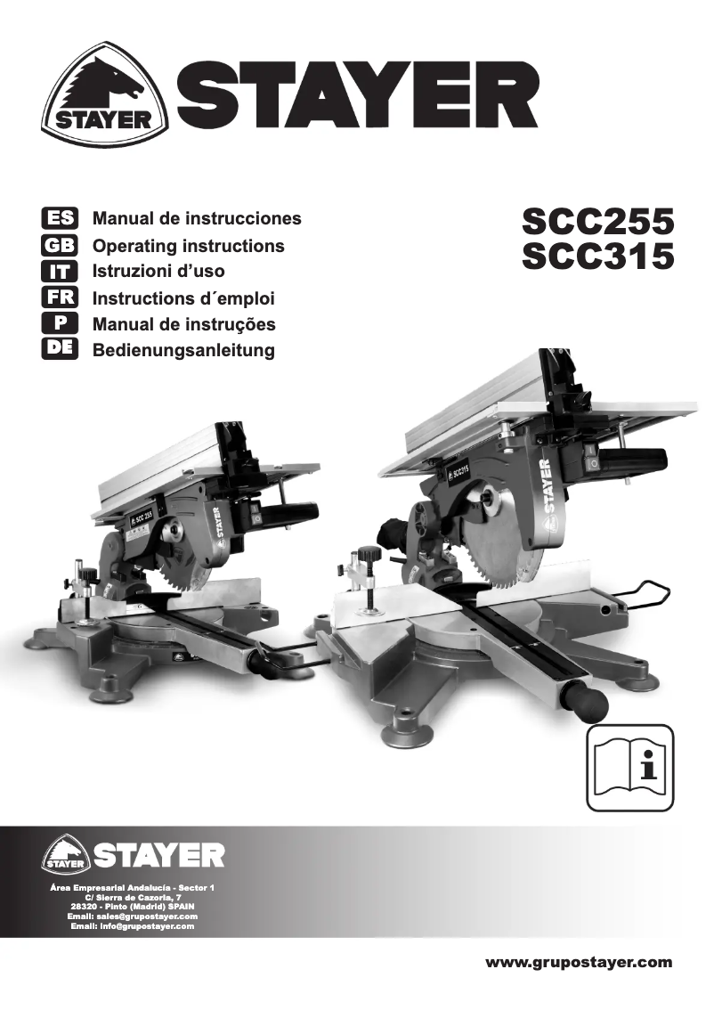 Image de la première page du manuel de l'appareil SCC 315 W