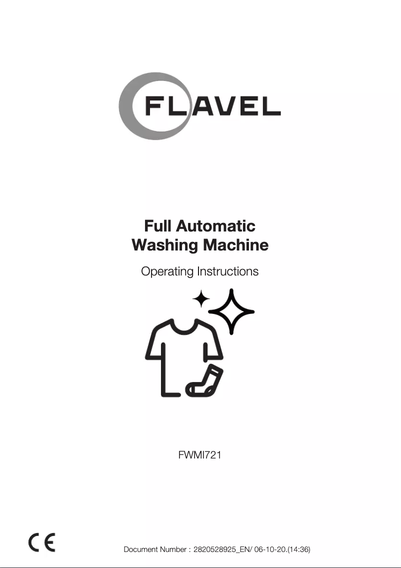Page n°1 - Manuel utilisateur Flavel FWMI721