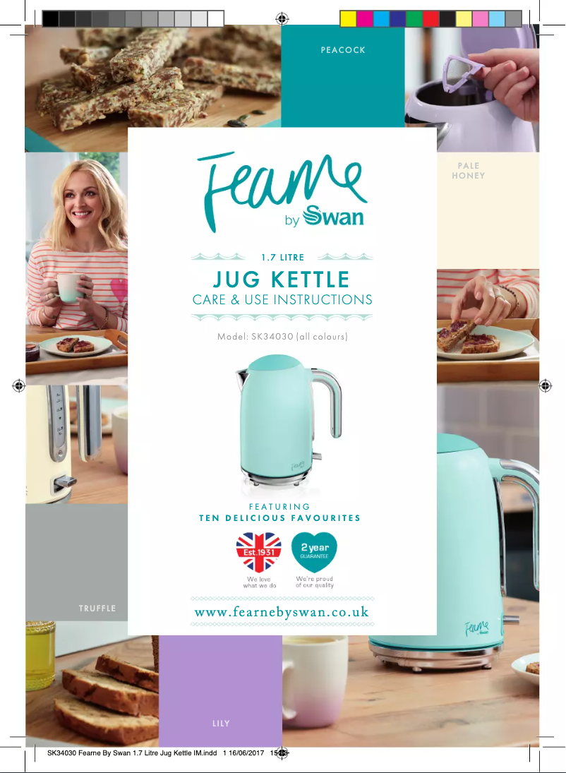 Page n°1 - Manuel utilisateur Swan SK34030LYN