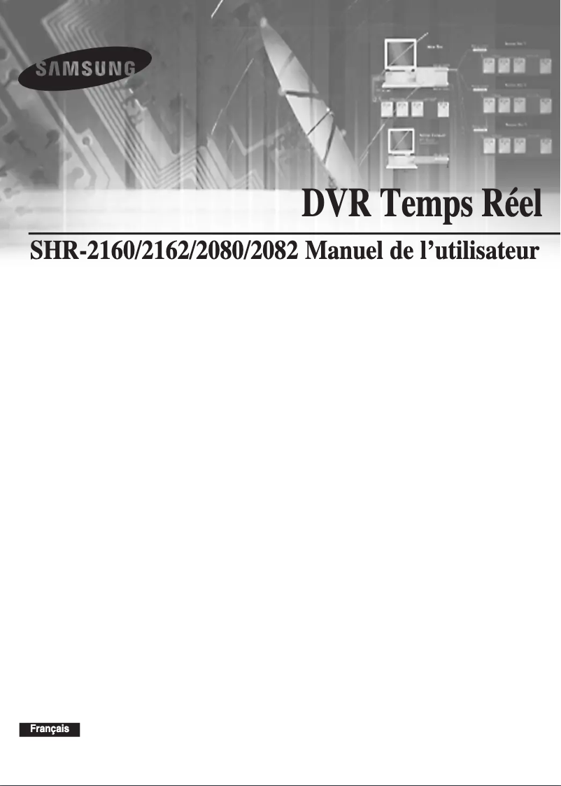 Image de la première page du manuel de l'appareil SHR-2080P