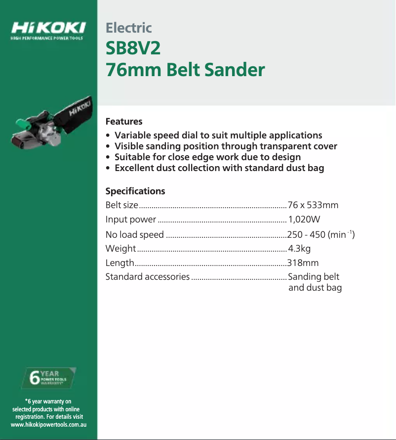 Image de la première page du manuel de l'appareil SB8V2