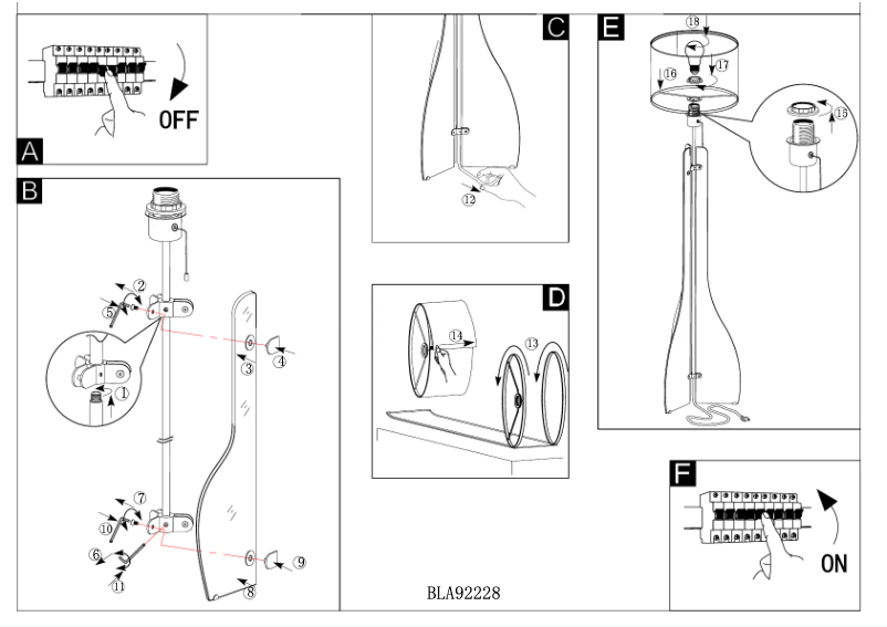 Página 1 del manual Manual de usuario Eglo Casale