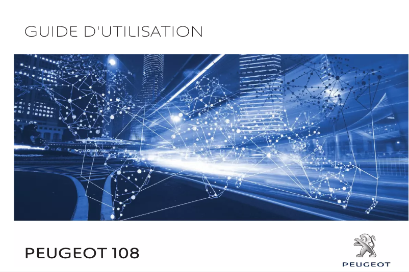 Page 1 de la notice Manuel utilisateur Peugeot 108 (2018)