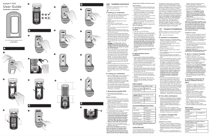 Image de la première page du manuel de l'appareil ​Titanium 002047