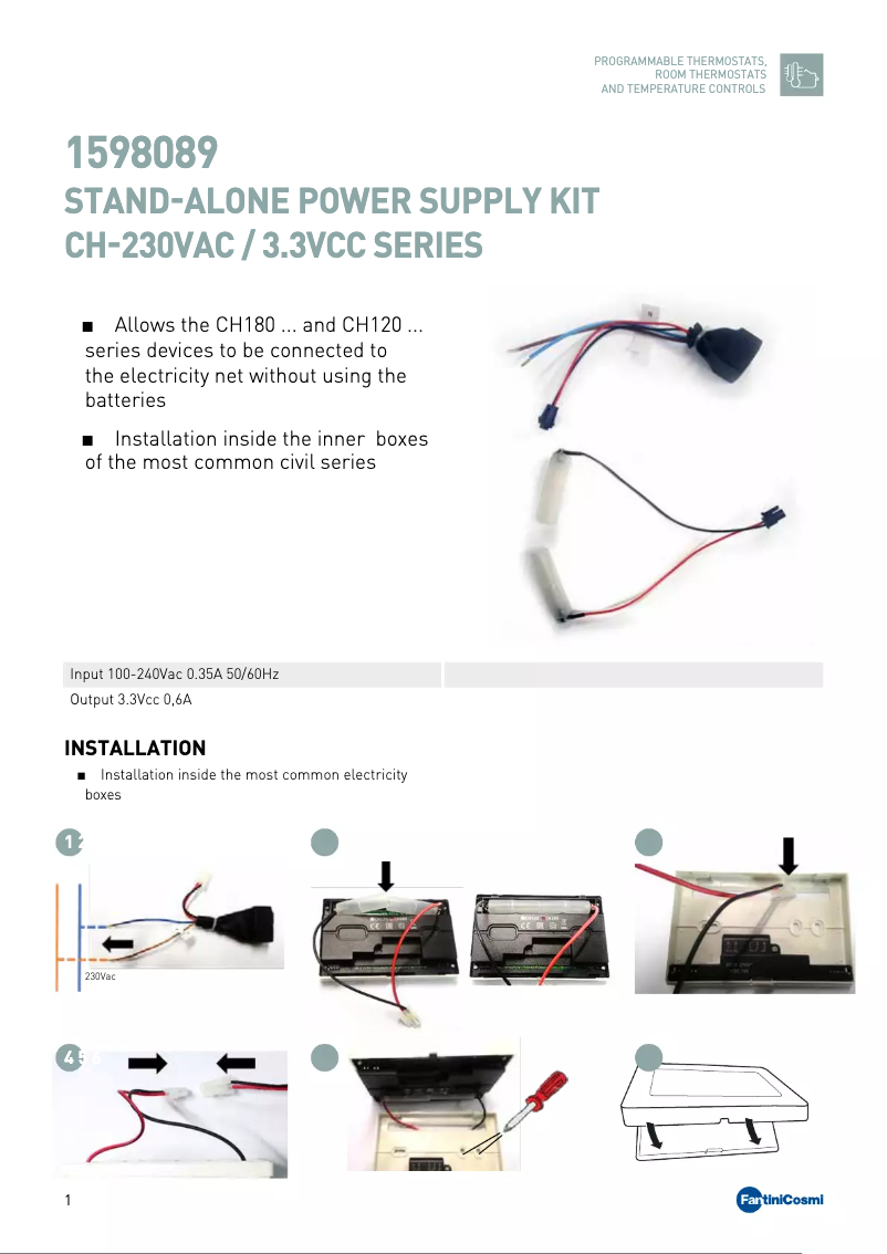 Image de la première page du manuel de l'appareil 1598089