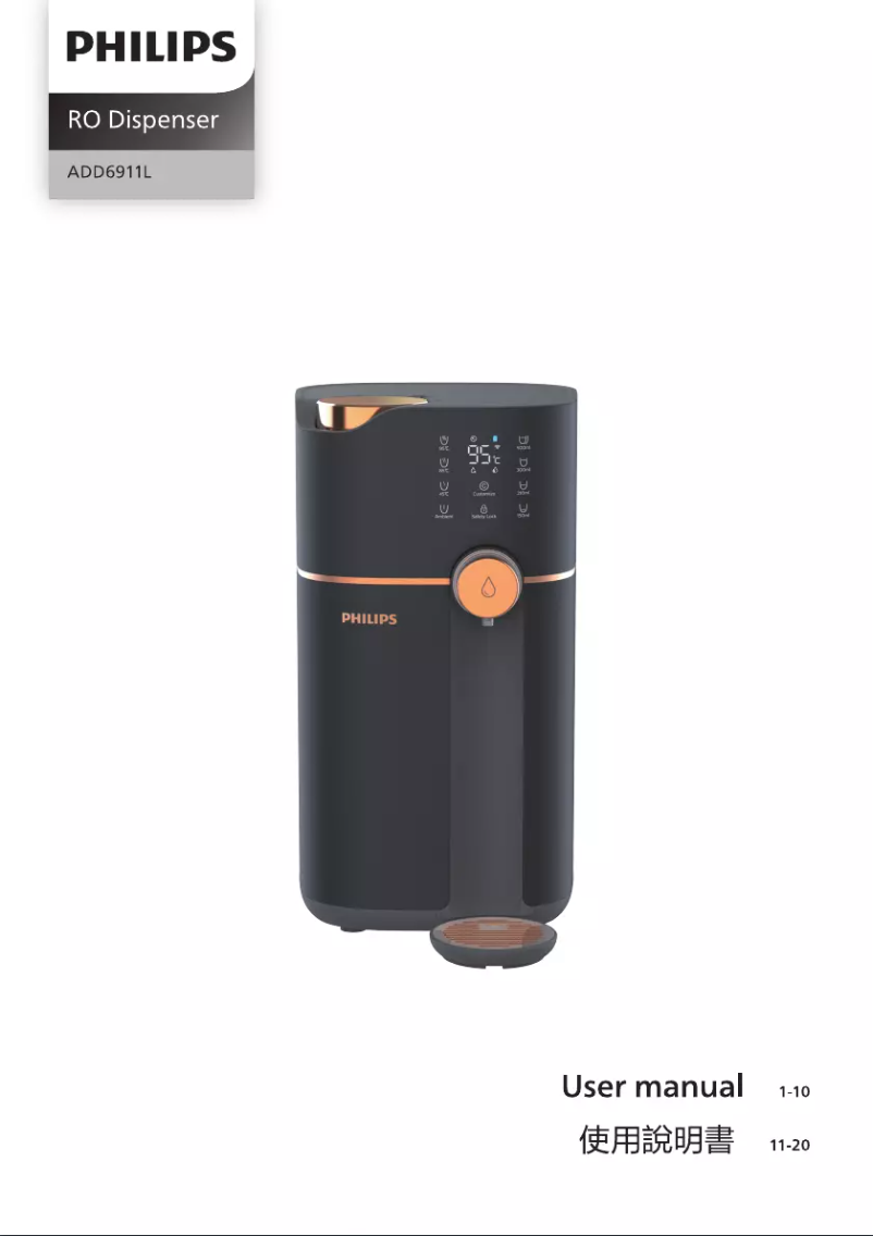 Page n°1 - Manuel utilisateur Philips ADD6911