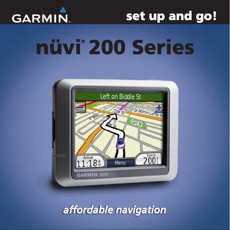 Page n°1 - Guide d'installation Garmin Nüvi 250W