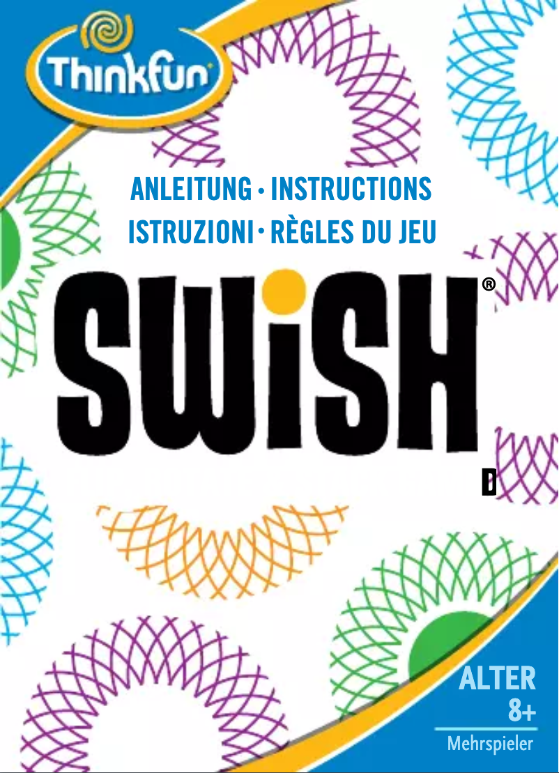 Page 1 de la notice Manuel utilisateur ThinkFun Swish