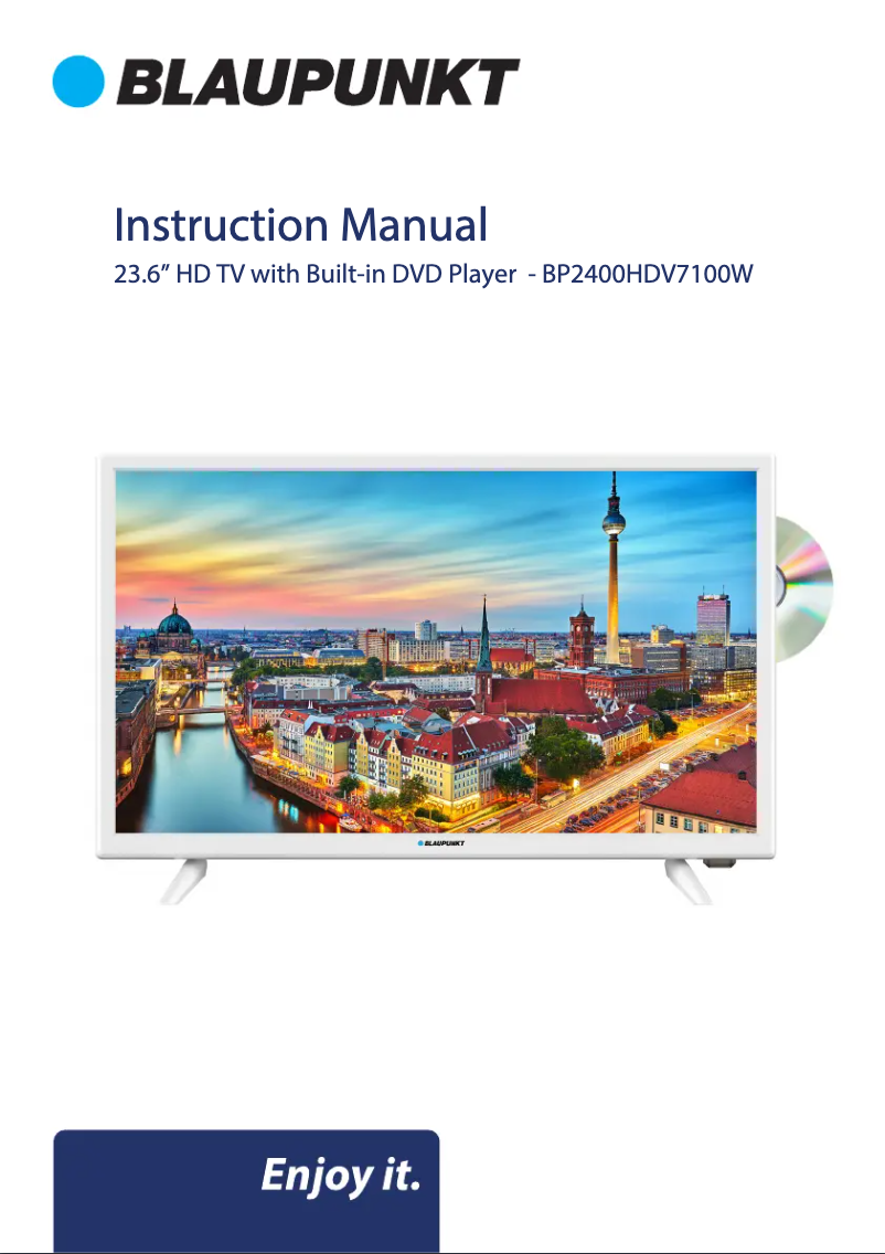 Página 1 del manual Manual de usuario Blaupunkt BP2400HDV7100