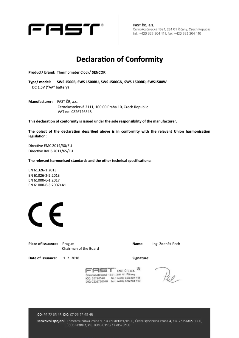 Image de la première page du manuel de l'appareil SWS 1500 GN