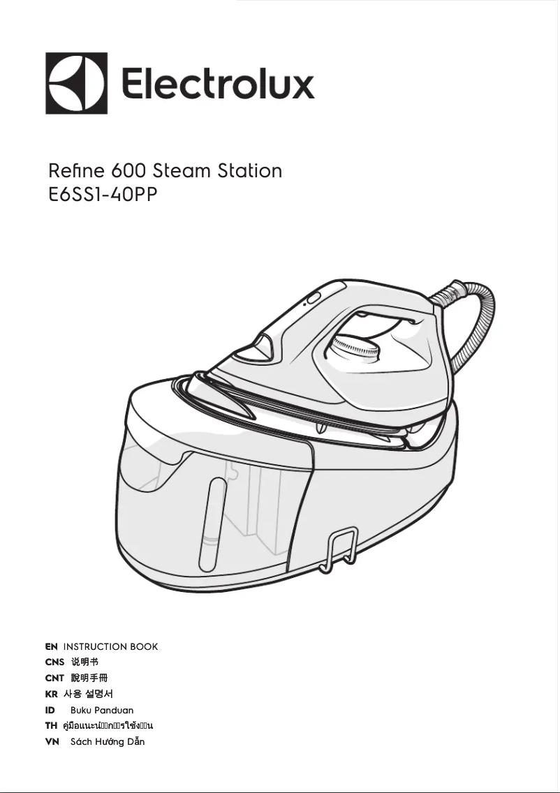 Página 1 del manual Manual de usuario Electrolux Refine 600 E6SS1-40PP