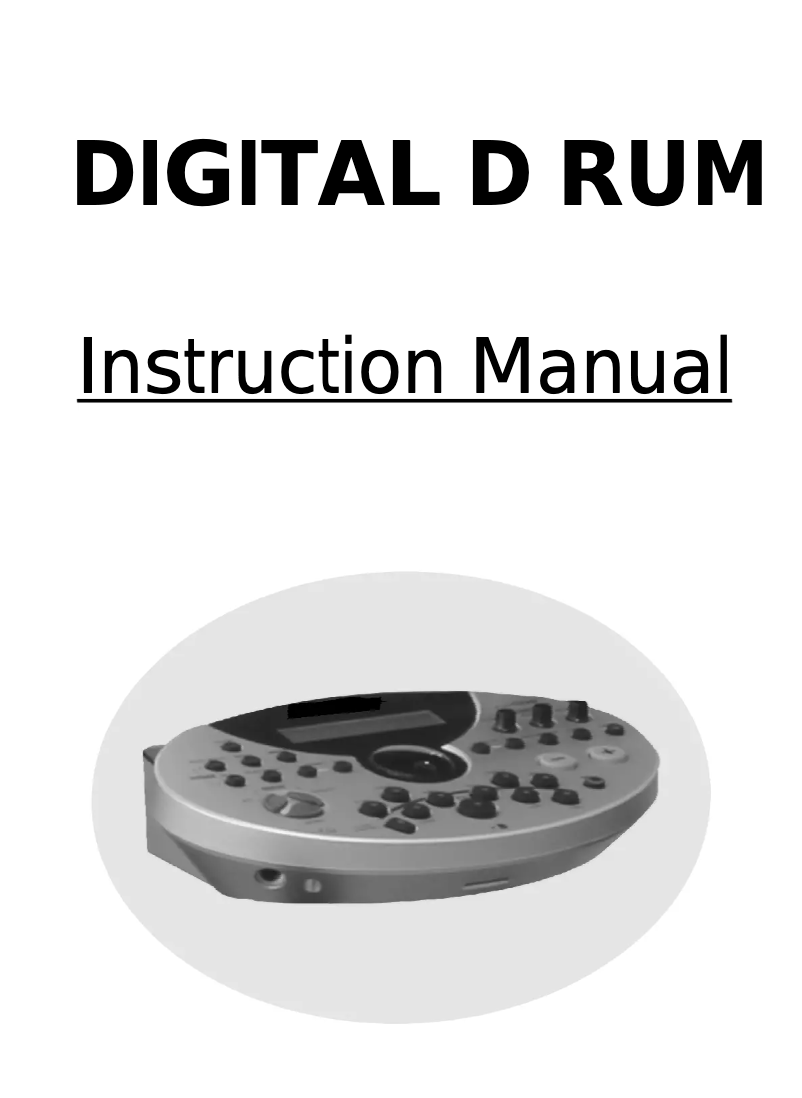 Página 1 del manual Manual de usuario Medeli DD508