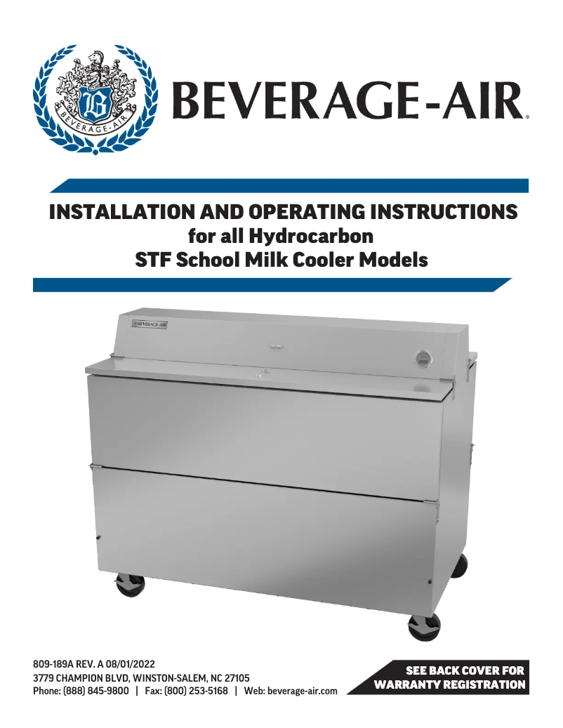 Image de la première page du manuel de l'appareil STF58HC