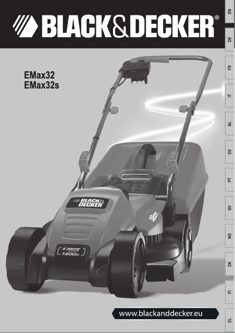 Page n°1 - Manuel utilisateur Black & Decker EMAX32
