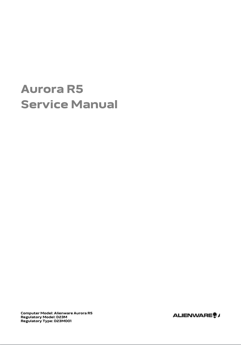 Image de la première page du manuel de l'appareil Aurora R5