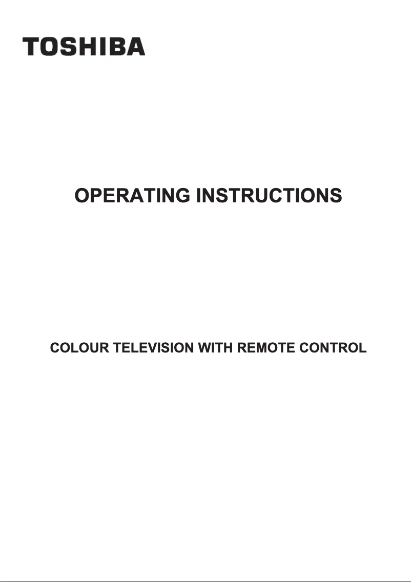Page 1 de la notice Manuel utilisateur Toshiba 32W3663DA