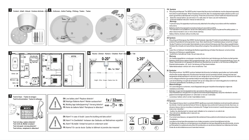 Image de la première page du manuel de l'appareil FH7210