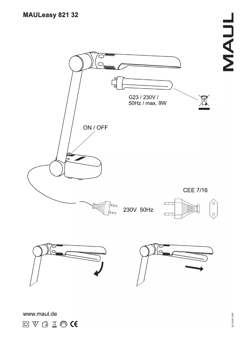 Page n°1 - Manuel utilisateur MAUL Easy
