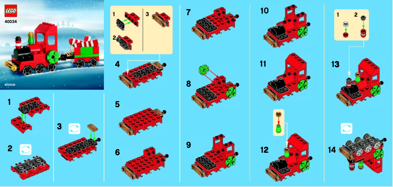 Page n°1 - Manuel utilisateur Lego Christmas Train