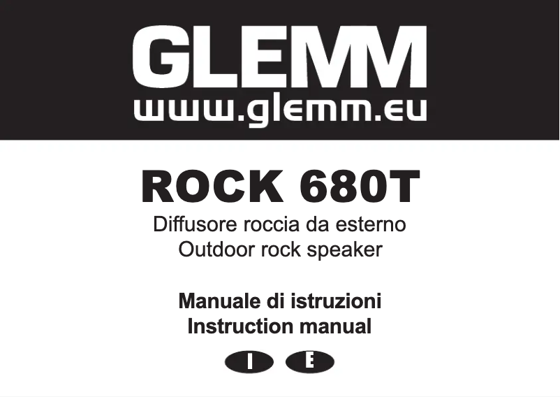 Page n°1 - Manuel utilisateur Glemm ROCK 680T