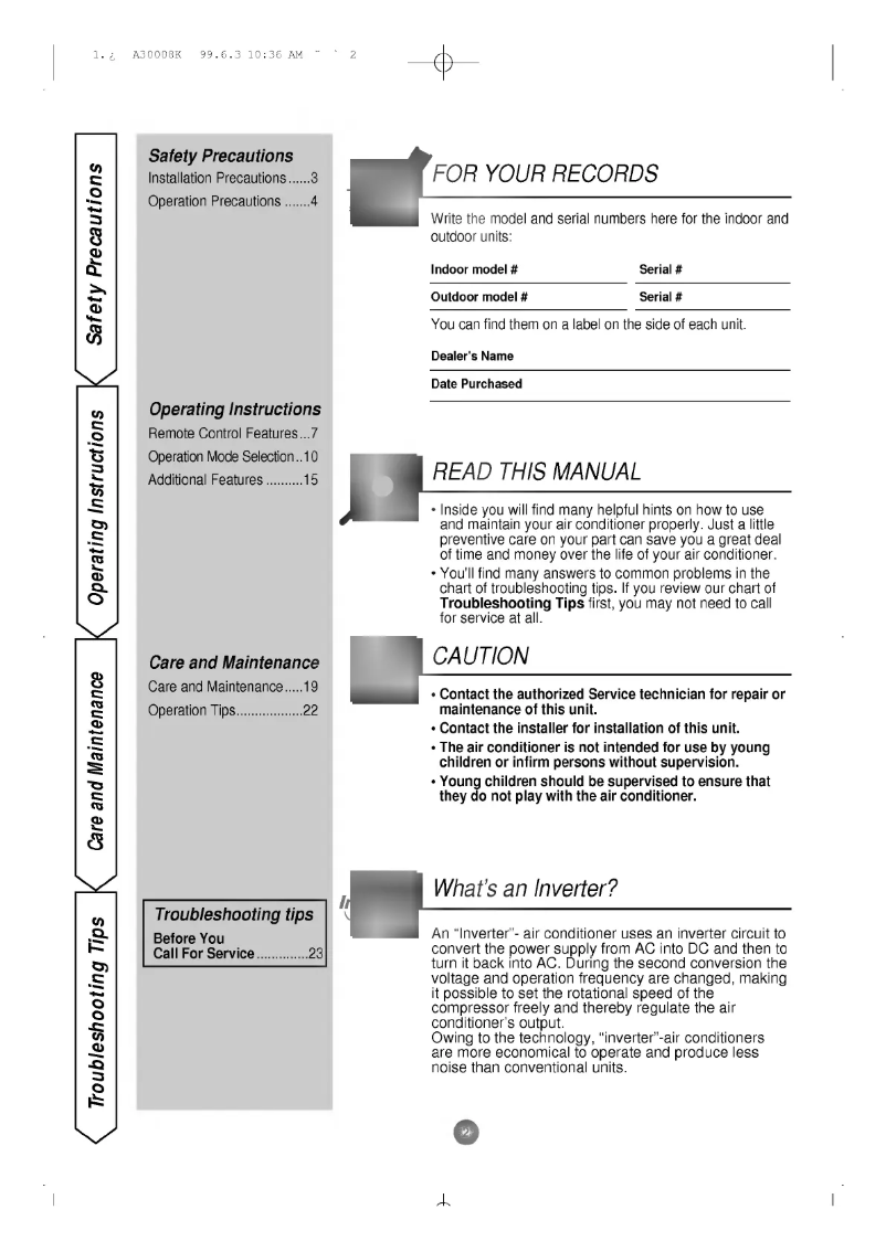 Página 1 del manual Manual de usuario LG LS-F1260NL