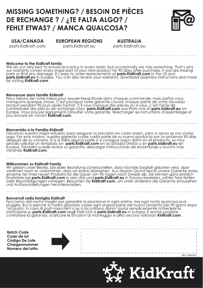 Page n°1 - Manuel utilisateur KidKraft My Dreamy Dollhouse