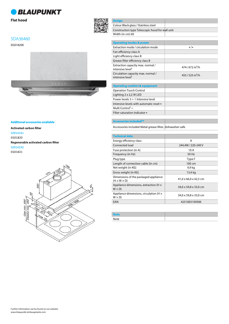 Image de la première page du manuel de l'appareil 5DA36460