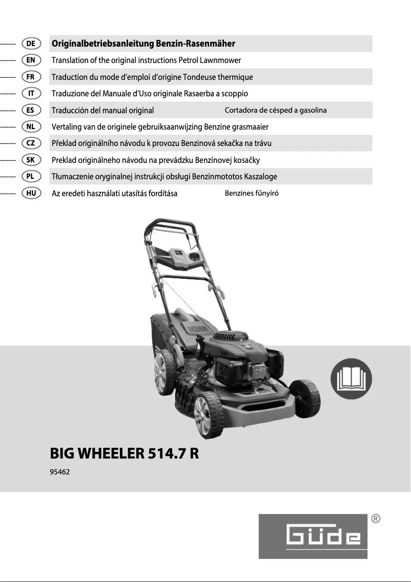 Page n°1 - Manuel utilisateur Güde Eco Wheeler 514.7 R