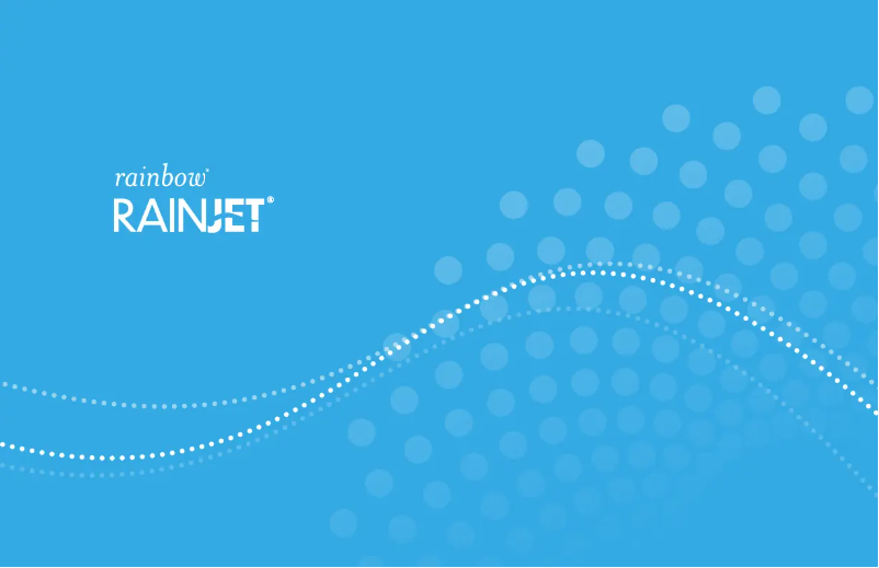 Page 1 de la notice Manuel utilisateur Rainbow RainJet SRX