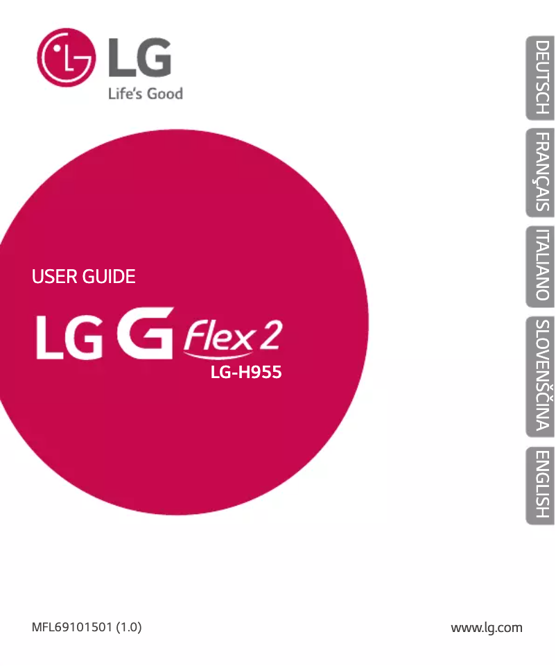 Page 1 de la notice Manuel utilisateur LG G Flex 2