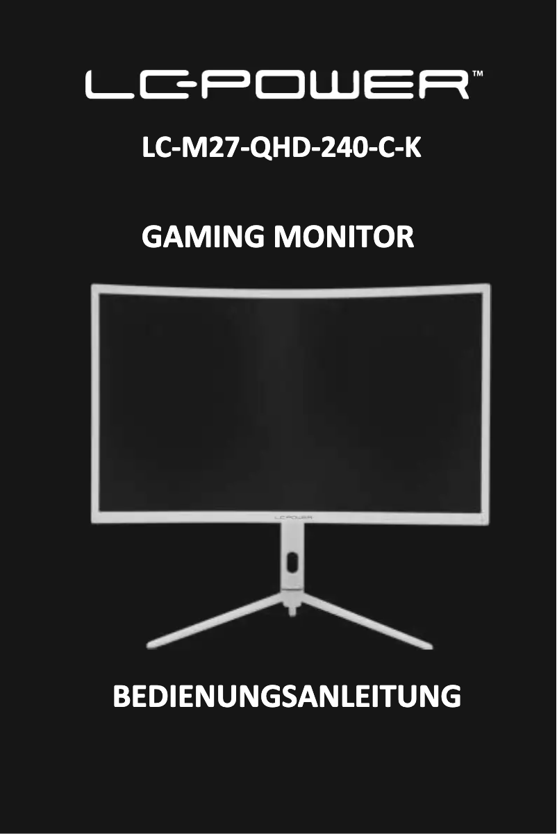 Image de la première page du manuel de l'appareil LC-M27-QHD-240-C-K