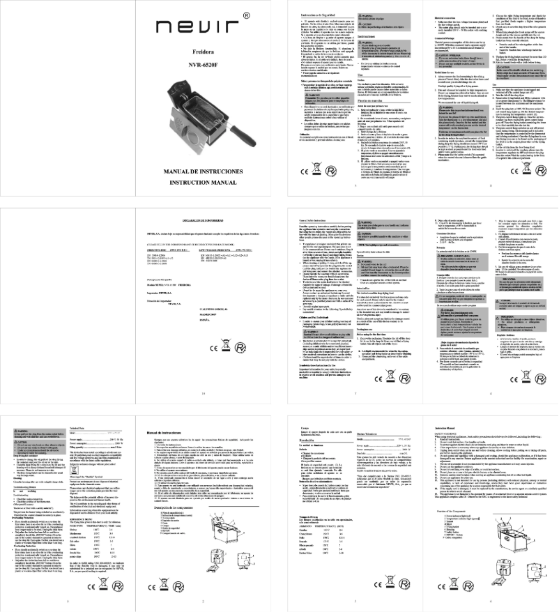 Image de la première page du manuel de l'appareil NVR-6520 F