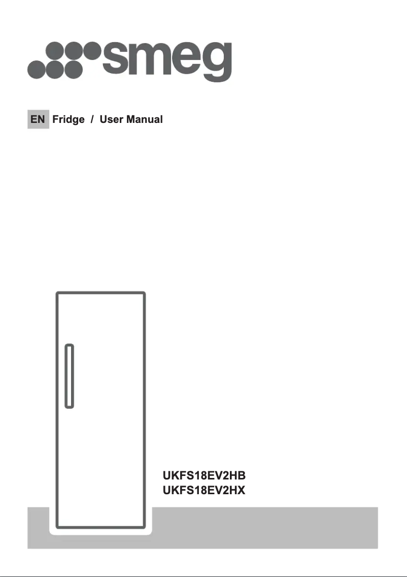 Page 1 de la notice Manuel utilisateur Smeg UKFS18EV2HB