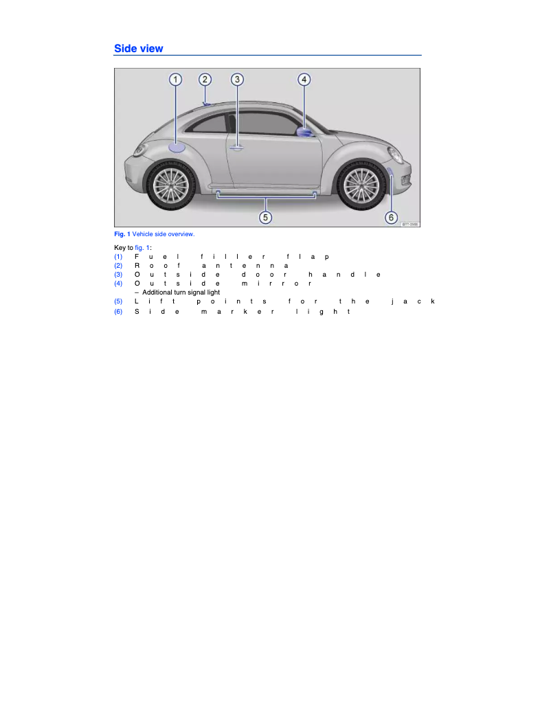 Page n°1 - Manuel utilisateur Volkswagen Beetle (2014)