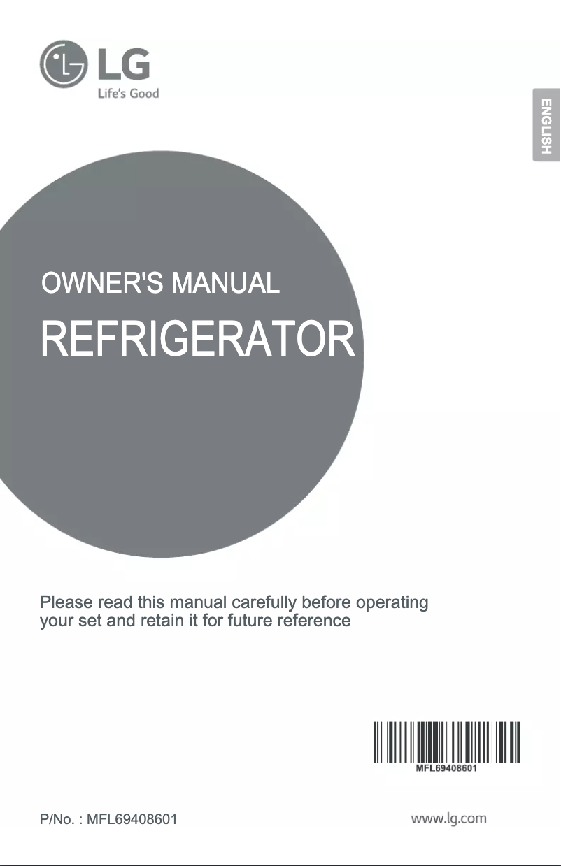 Página 1 del manual Manual de usuario LG GL-131SQW