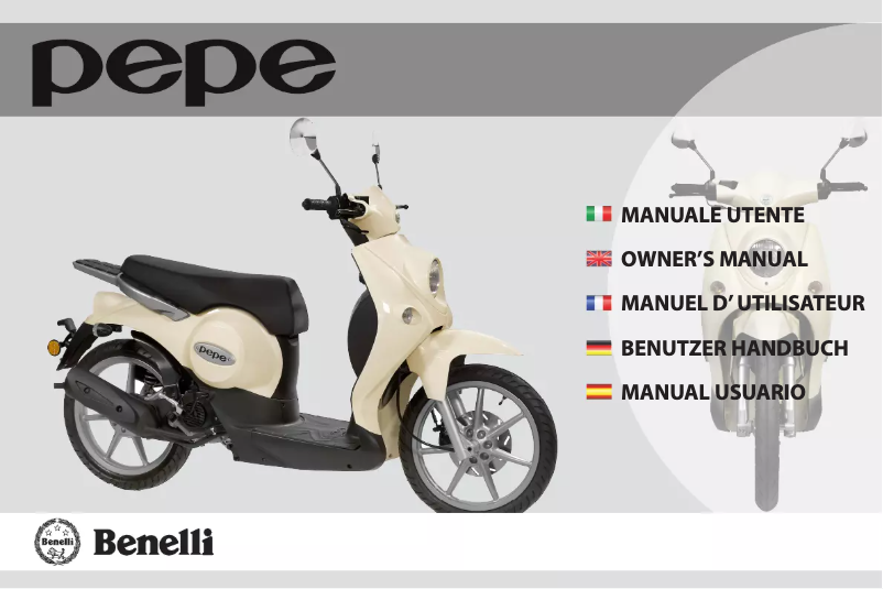 Image de la première page du manuel de l'appareil Pepe 4T