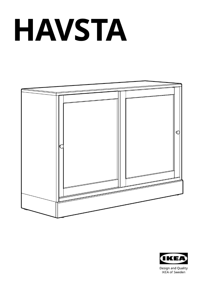 Image de la première page du manuel de l'appareil HAVSTA 405.292.35