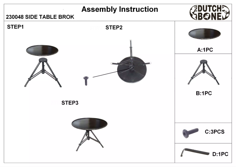 Image de la première page du manuel de l'appareil Brok