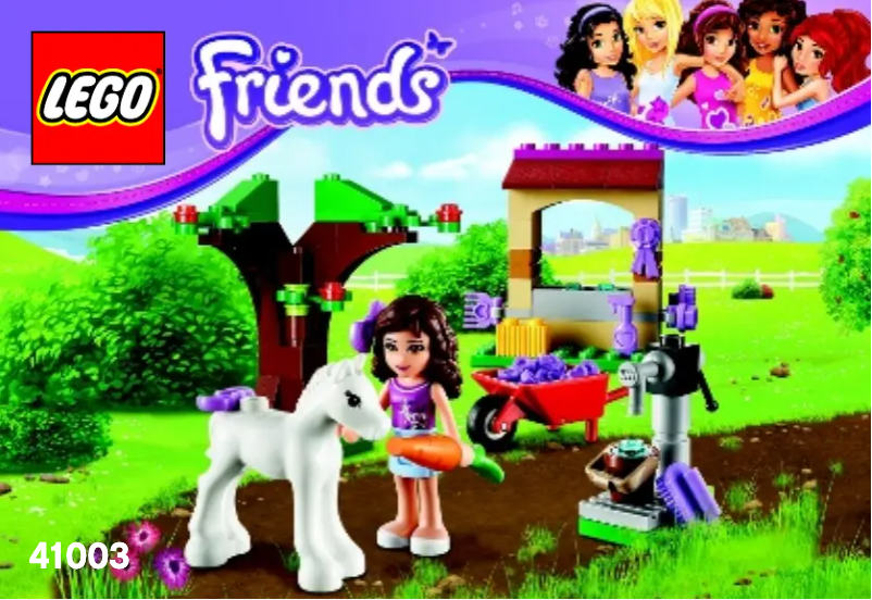 Page 1 de la notice Manuel utilisateur Lego Olivia's Newborn Foal