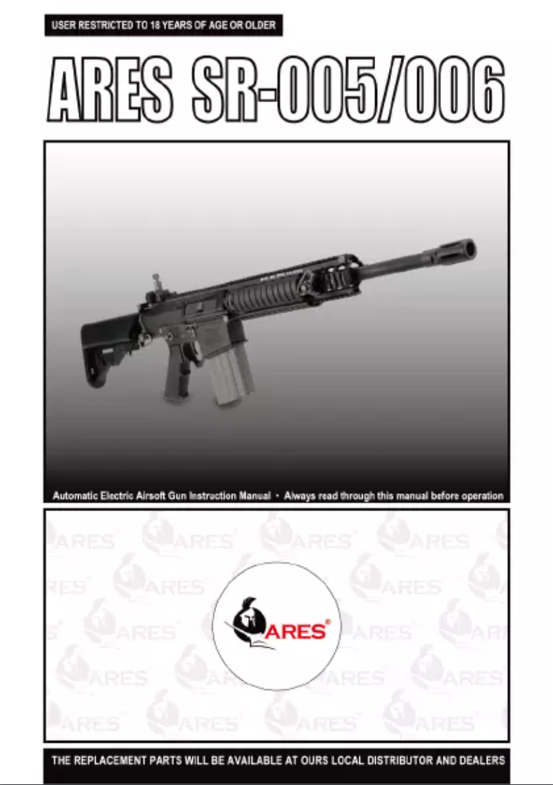 Page n°1 - Manuel utilisateur Ares SR-005