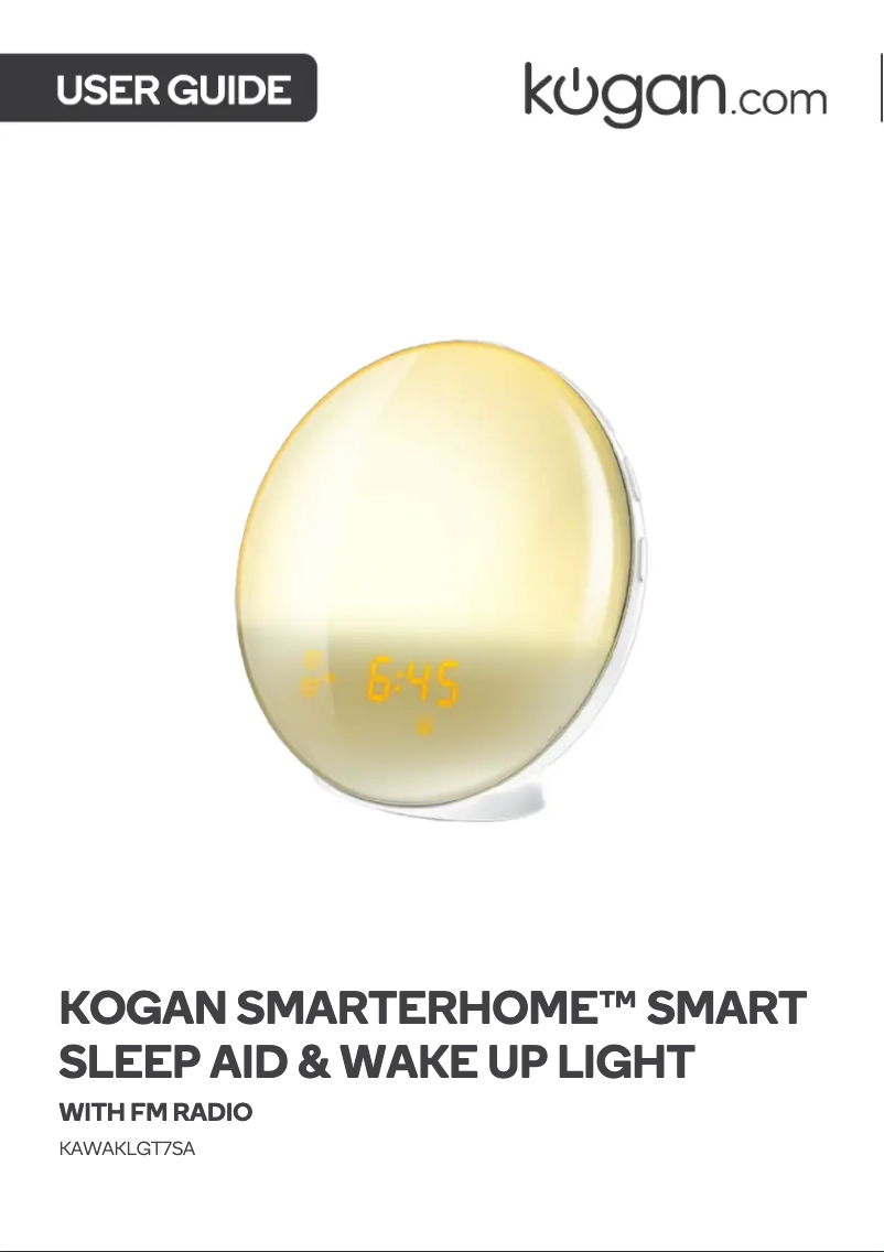 Page n°1 - Manuel utilisateur Kogan KAWAKLGT7SA