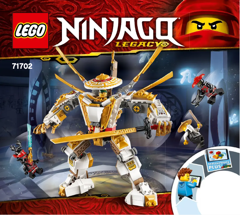 First page image of the manual for Ninjago 71702