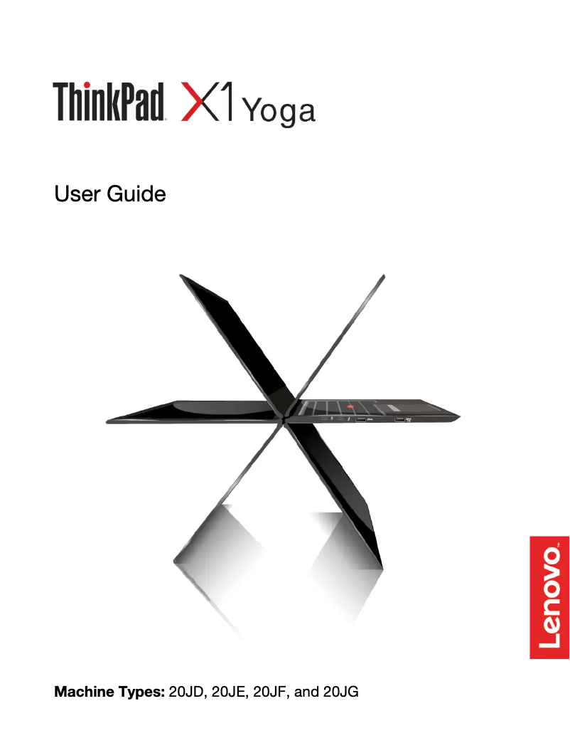Page n°1 - Manuel utilisateur Lenovo Thinkpad X1 Yoga G2