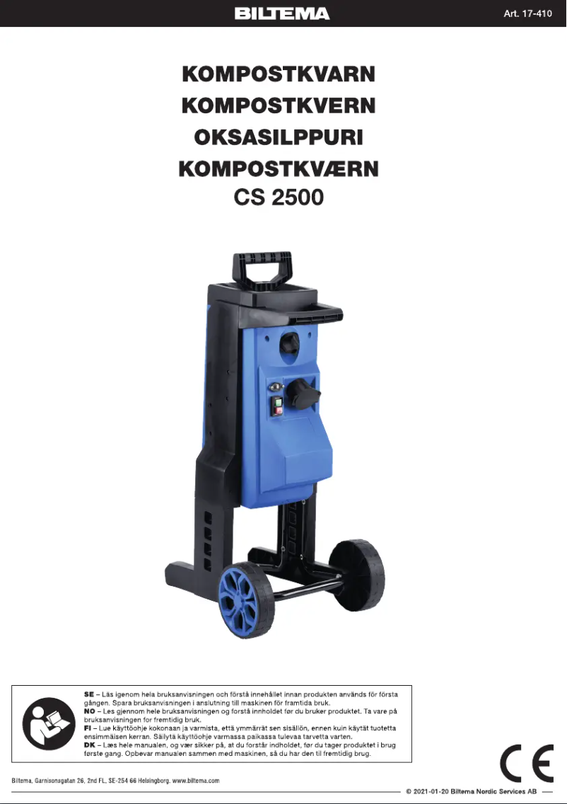 Image de la première page du manuel de l'appareil 17-410